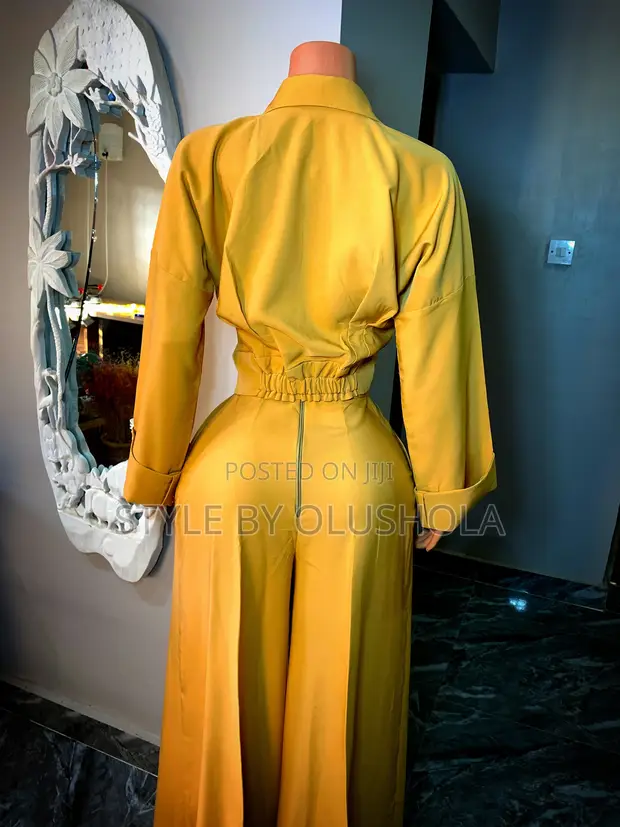 Crepe Fabric Two Piece Set - Nude - 1