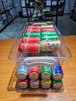 Rolling Acrylic Can Organizer for Fridge - 4