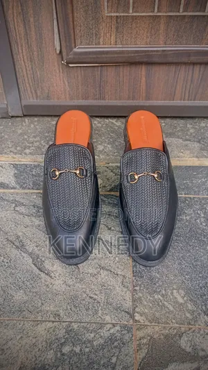 Bakin Ledar Mules Mai Gyara - Mazan Girma 40-46