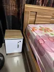 Home Interiors Bedroom Set: Mattress, Bed Frame, Mirror, Shoe Rack, Drawer - 3