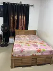 Home Interiors Bedroom Set: Mattress, Bed Frame, Mirror, Shoe Rack, Drawer - 5