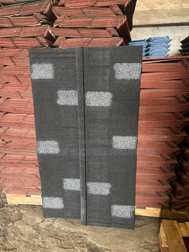 Stone-Coated Shingle Roofing Sheet, 0.55mm Thickness - 1