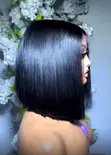 Luxury Bone Straight Bob Wig - 100% Gashin Mutum - 2