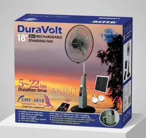 Duravolt Fan Mai Sake Gina Baturi Tare Da Hasken Rana