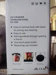 Yinwish 1.5L Ice Crush Blender - Brand New - 2