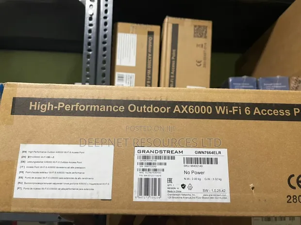 Grandstream GWN7664ELR Outdoor WiFi 6 Access Point - 1