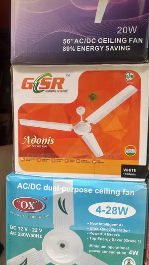 Nexus 20W AC/DC Solar Fan