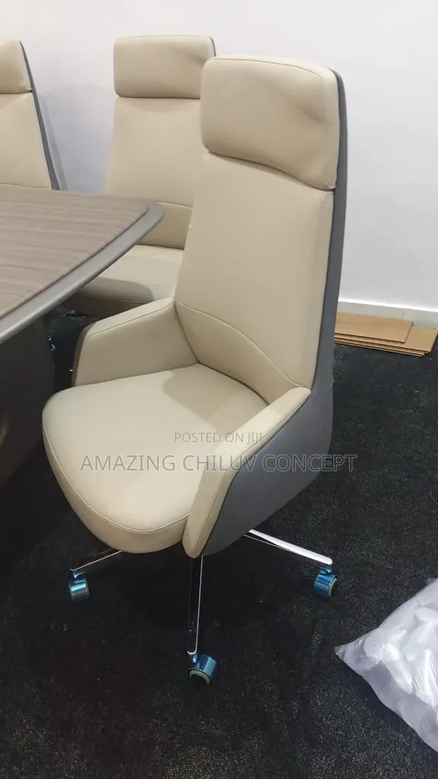 Luxury Executive Office Chair - Premium Leather - 1