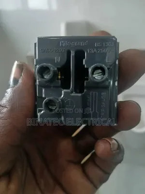Legrand 13A Single Socket Module Plate
