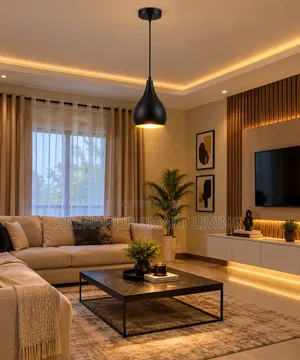 JOYINLED Modern LED Pendant Light - Black/White E27