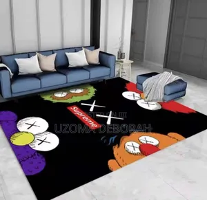 Home Interiors 3D Center Rug - Sabon Kayayyaki
