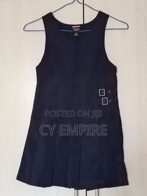 French Toast Girls Pinafore Dress