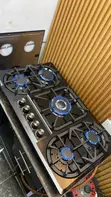 Polystar 5 Burner Stainless Steel Gas Cooker - 1