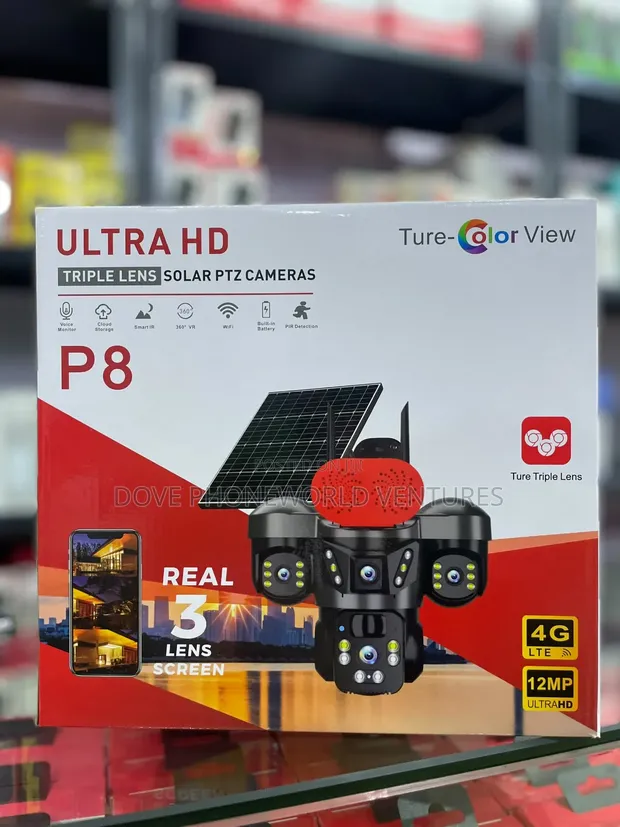 Ultra HD Kamara Mai Gilashin Gani Sau uku Mai Amfani da Hasken Rana (PTZ) - 1