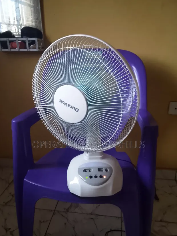 Used Solar and Electric Fan (3 Months) - 1