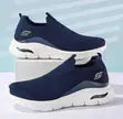 Premium Men's Black Slip-On Athleisure Sneakers - Sabon Kayayyakin - 3