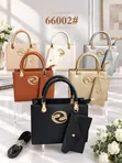 Bags 4 U Classic Black Handbag - 4