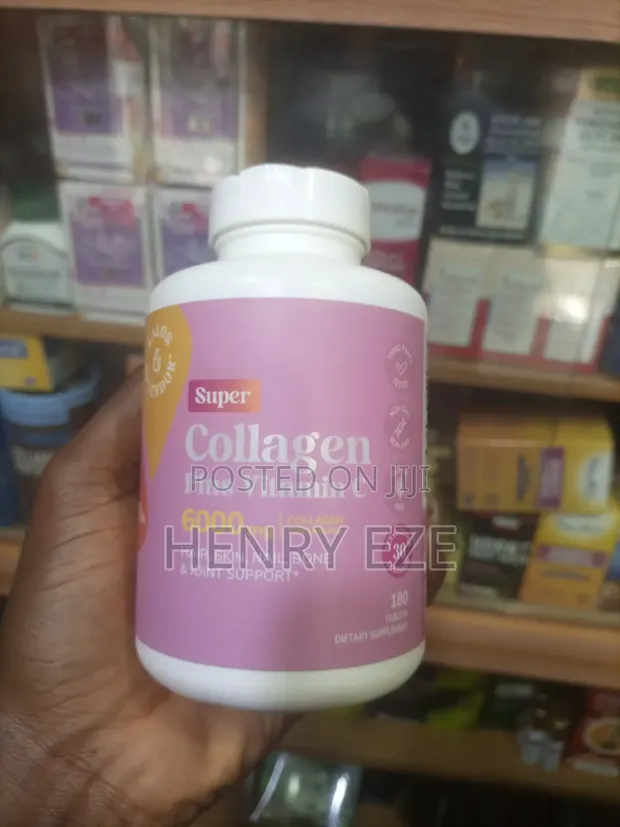 Super Collagen Plus Vitamin C 6000mg - 180 Tablets - 1