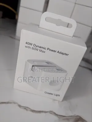 New Apple 40W Dynamic Power Adapter (60W Max) USB-C