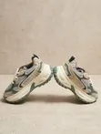 Sage Green Chunky Runner Sneakers - 1