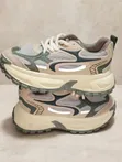Sage Green Chunky Runner Sneakers - 2