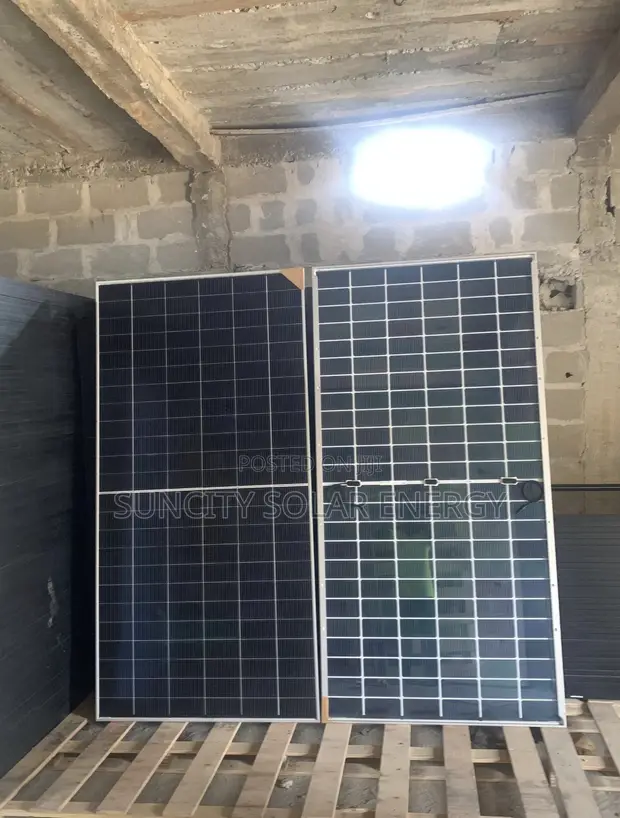 585W Ronma Grade A Bifacial Solar Panel (Black Frame) - 1