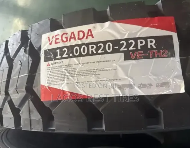 Brand New Vegada 12.00R20 Heavy-Duty Truck Tyre (22PR) - 1