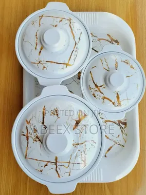 3 Set Dinari tare da Tray