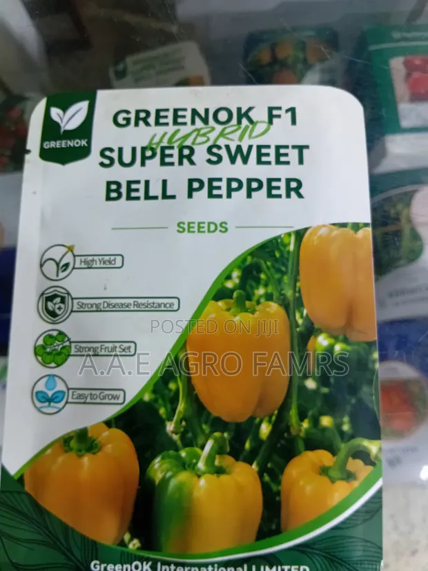 GreenOK F1 Super Sweet Bell Pepper Seeds - 1