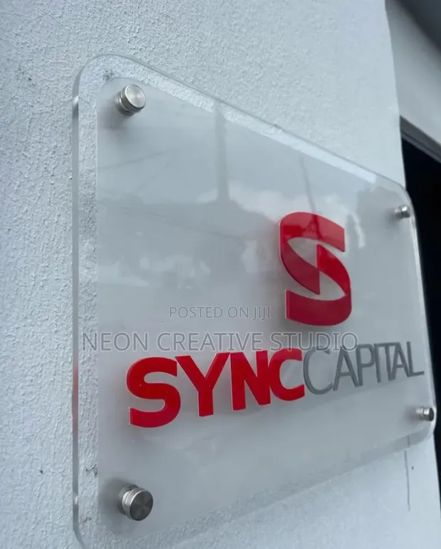 Indoor Acrylic Office Signage - 1