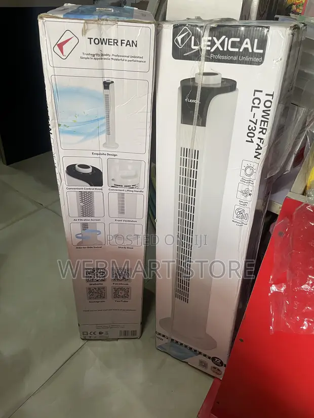 Lexical MAXI Tower Fan 50W - 1