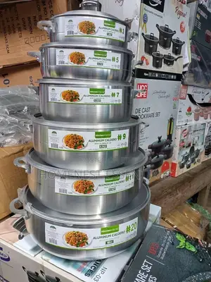 Aluminium Caldero Cookin Pots - Sabon Zama