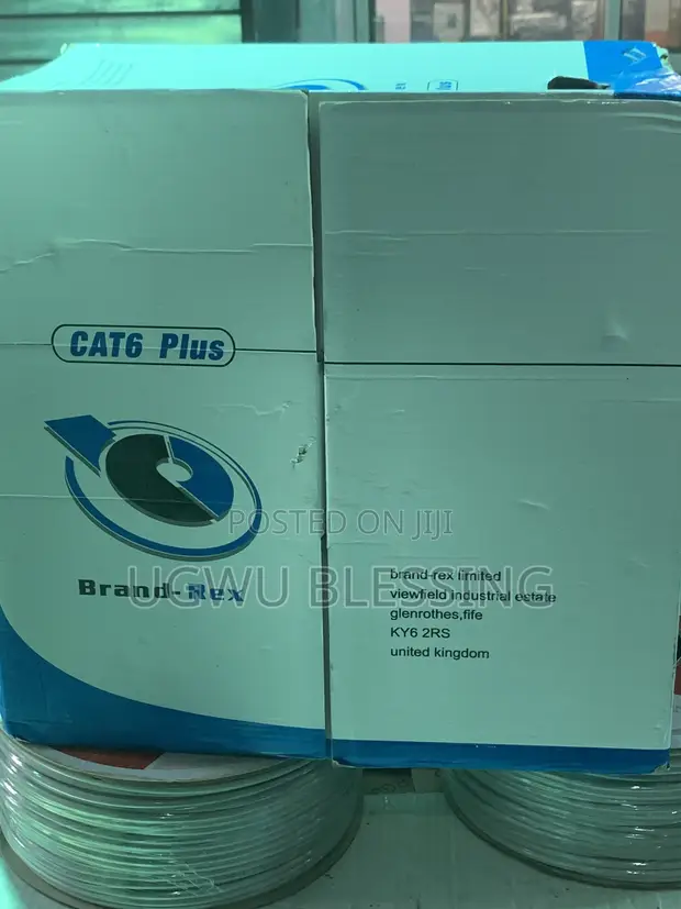 Kubix Cat 6 Pure Copper Wayar Sadarwa ta CCTV - 1
