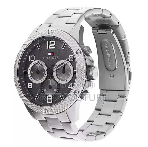 Original Tommy Hilfiger Silver Chain Watch - Authentic - 1