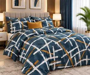 Wonderworld Interiors Bedsheets and Duvet Set