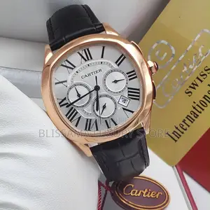 Cartier Premium Men's Wristwatch - Quartz Chronograph