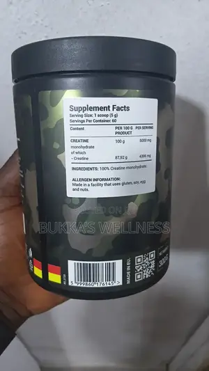 ARMY7 Pure Creatine 300g - 5000mg Unflavoured Powder