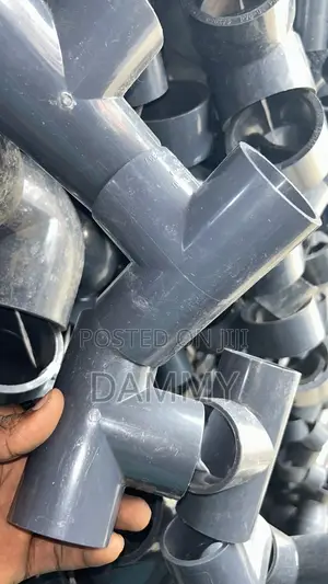 Grey PVC Tee Pipe Fittings