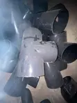 Grey PVC Tee Pipe Fittings - 3