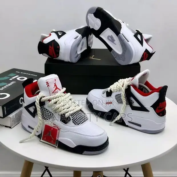 Nike Air Jordan 4 "White Cement" - 1