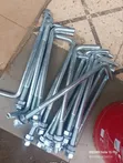 Galvanized L-Type Foundation Bolt M20x450mm - 2