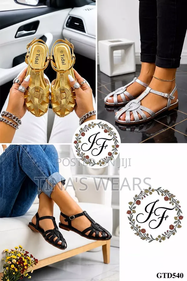 Women's Leather Sandals - Size 42 - 1