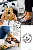 Women's Leather Sandals - Size 42 - 1
