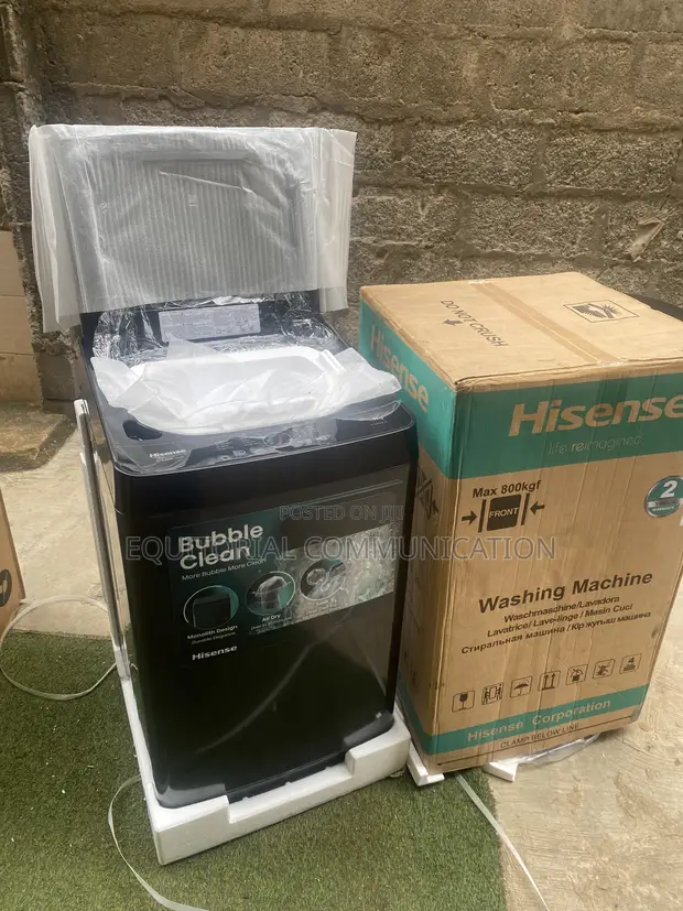 Hisense 9KG Mesin Wanki Mai Zuba Kasa Ta Atomatik - 1