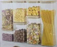 7 Piece Airtight Acrylic Food Storage Canisters tare da Bamboo Lids - 3