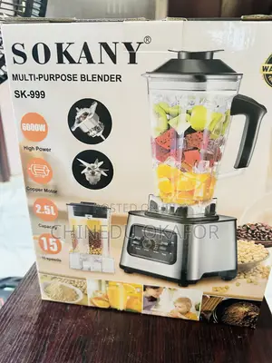 Sokany Professional Blender 3L Silver