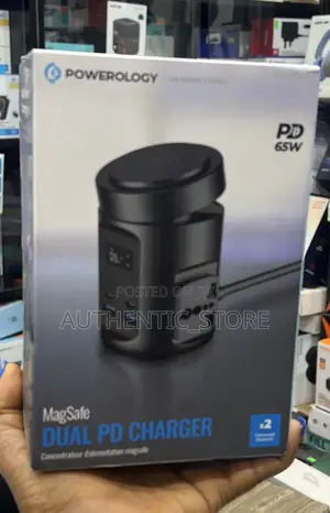 Powerology Magsafe Dual PD Charger (65W)