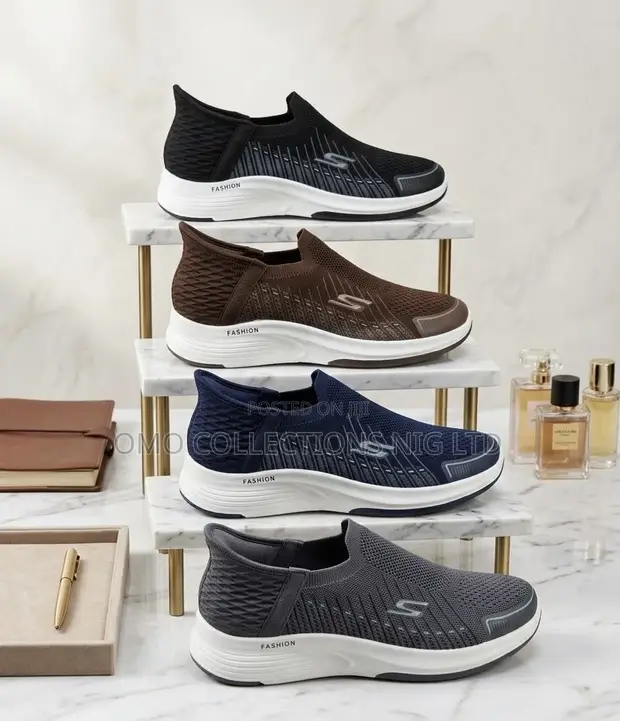 Premium Unisex Slip-On Fashion Sneakers - Brand New - 1