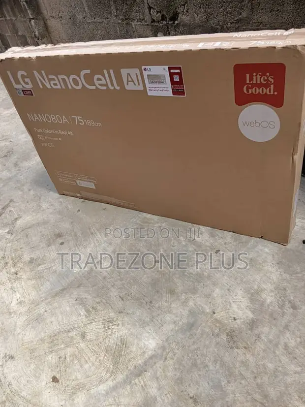 LG 75 Inch NanoCell TV (Model nano80a) - Sabon Kaya - 1