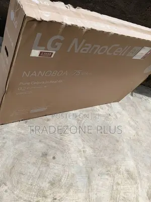 LG TV 75 Inch - Model NANO80A